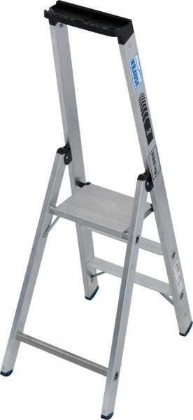 Stabile Stufen-Stehleiter , Schwerlastleiter Belastung 225 kg